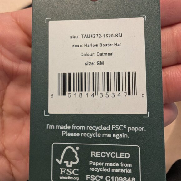 TENTREE Harlow Boater Hat - Picture 3 of 8